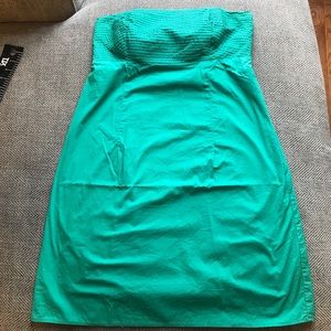4/$20 Gap green strapless dress size small